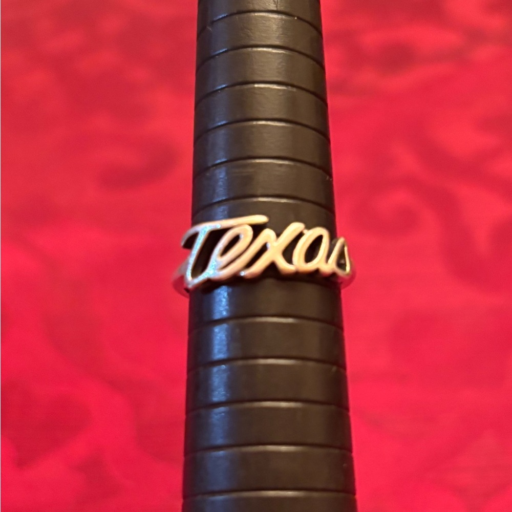 James Avery Texas Script Ring - image 1